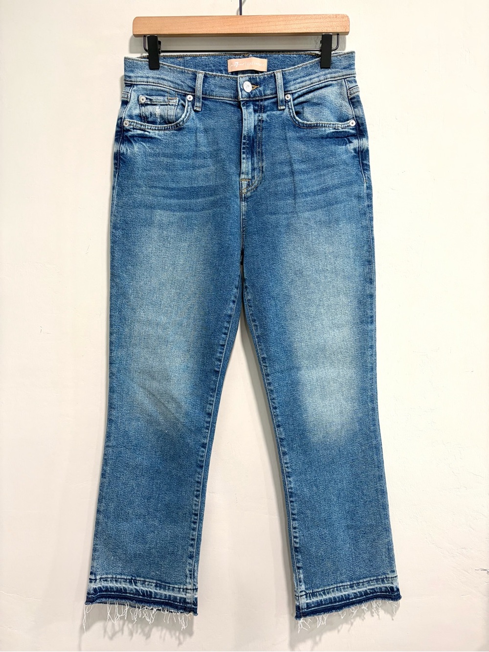 7 For All Mankind High Rise Slim Kick Luxe Vintage Jeans